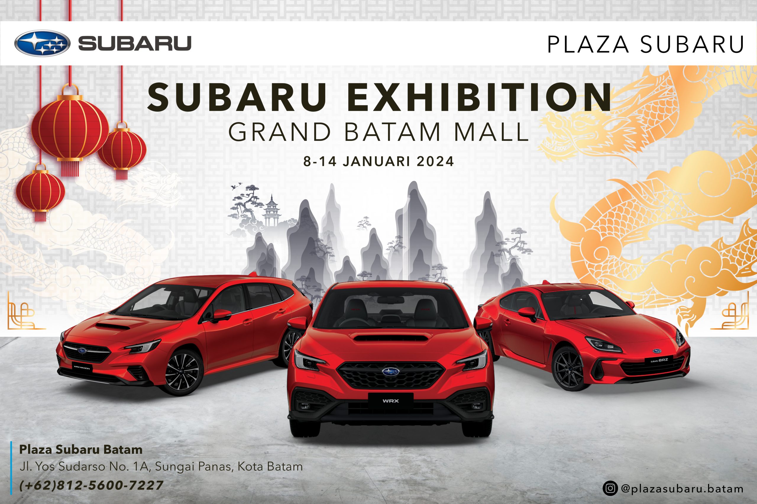 Subaru Exhibition Batam Bagi-bagi Angpao Menarik!